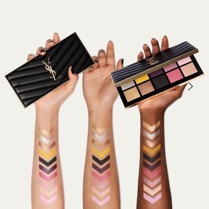 Yves Saint Laurent Luxurious Eyeshadow Palette - Gold, Pink, Black